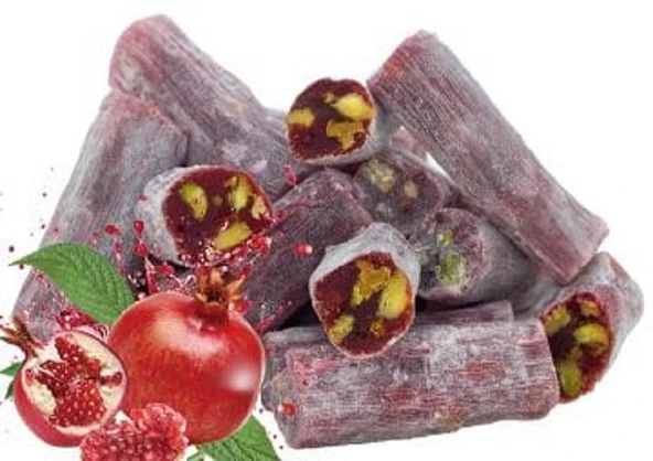 Antep Fıstıklı ve Narlı Fitil Lokum - 500 gr paket - 4