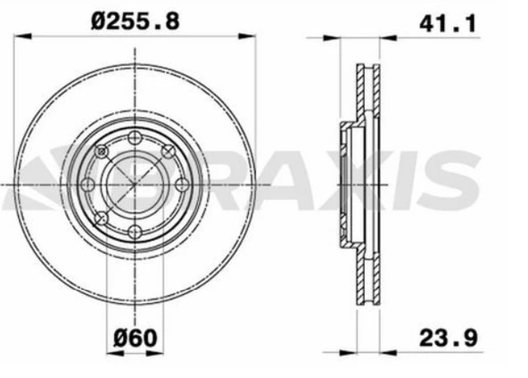 ON FREN DISKI (4 BIJON) ASTRA G 1,6I 16V 98>