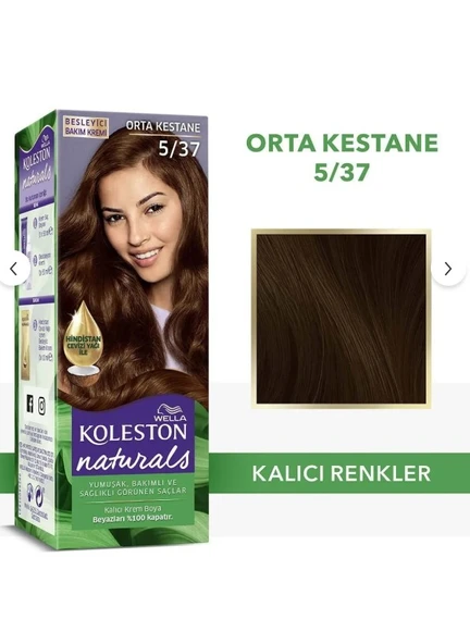 Koleston Naturals 5-37 Orta Kestane - 1