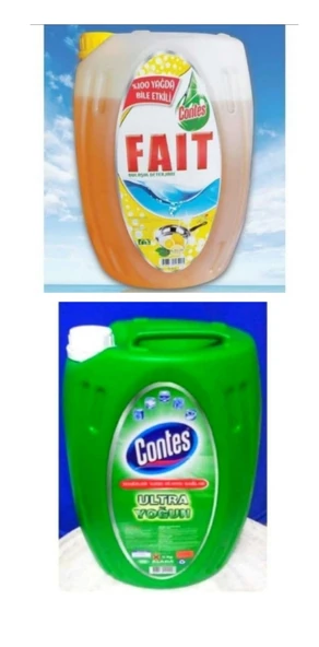 CONTES FAIT BULAŞIK DETERJANI 5 KG & CONTES ULTRA YOĞUN DOMESTOS 5 KG
