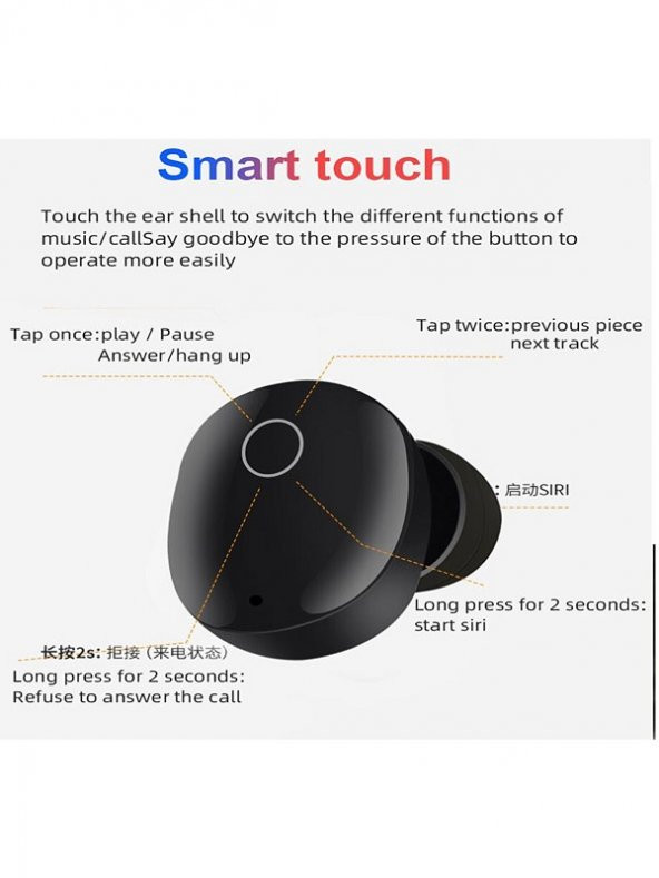 Kablosuz V5 Bluetooth Kulaklık Şarj Göstergeli FavorBuds A10s - 4