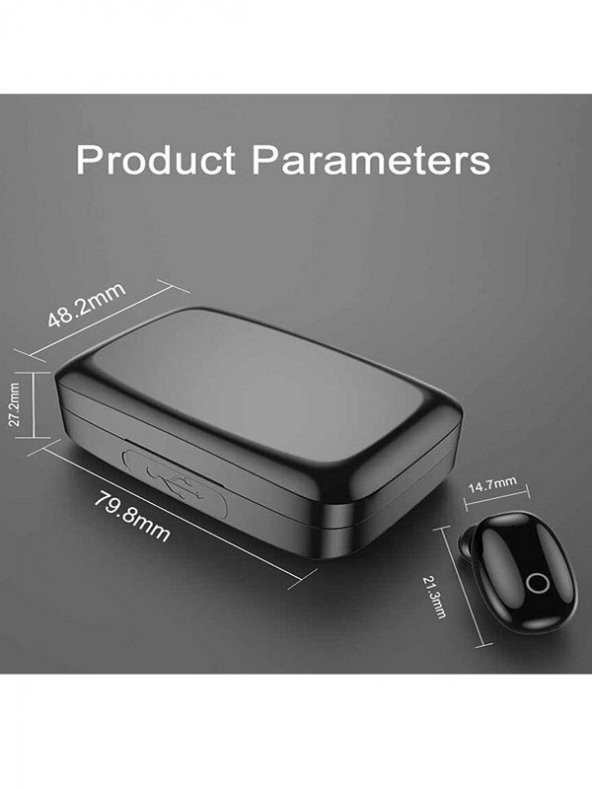 Kablosuz V5 Bluetooth Kulaklık Şarj Göstergeli FavorBuds A10s - 5