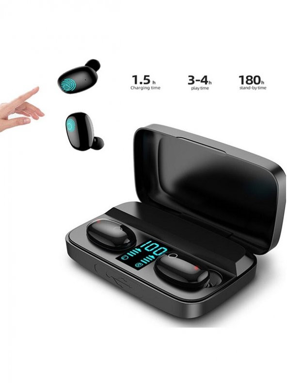 Kablosuz V5 Bluetooth Kulaklık Şarj Göstergeli FavorBuds A10s - 6