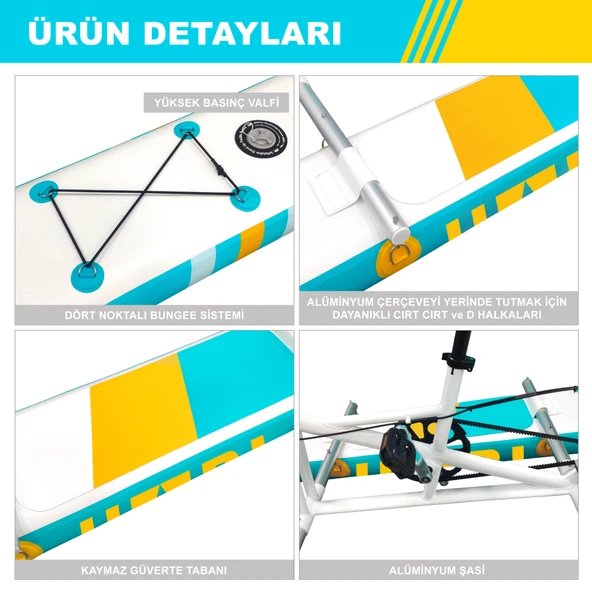 Portatif Şişme Deniz Bisikleti / Aqua Bike / Water Bike / Katlanabilir & Taşınabilir Model - 2