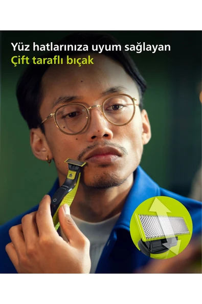 Philips QP2824/10 Oneblade Yüz ve Vücut Şekilendirici - 3