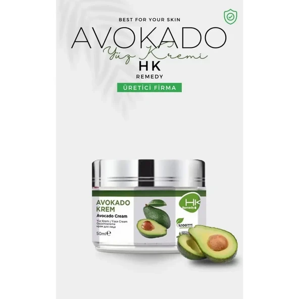 HK Remedy Avokado Yüz Bakım Krem 50 ml ürün görseli 1