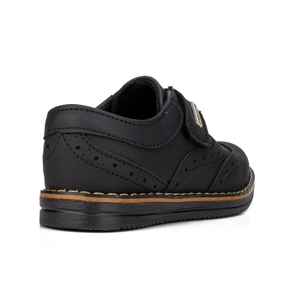 Volter Siyah Lacivert Bej Erkek Çocuk Günlük Ayakkabı Sünnet Düğün Okul Ayakkabısı 06 - 8