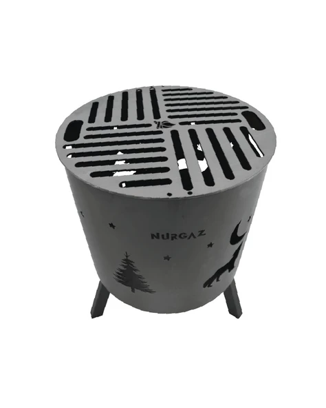 NURGAZ ORMAN ŞÖMİNESİ IZGARALI - 2