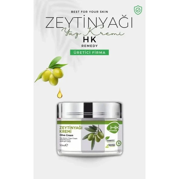 Hk Remedy Zeytinyağlı Günlük Bakım Kremi 50 Ml - 1