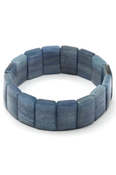 Kyanit Doğal Taş Bileklik 13 x 20 mm Özel Kesim - Resim 2