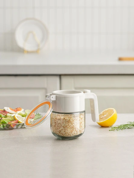 Pinmoo Kaşıklı Krem Baharatlık Seti 3lü- 3 Adet - 2