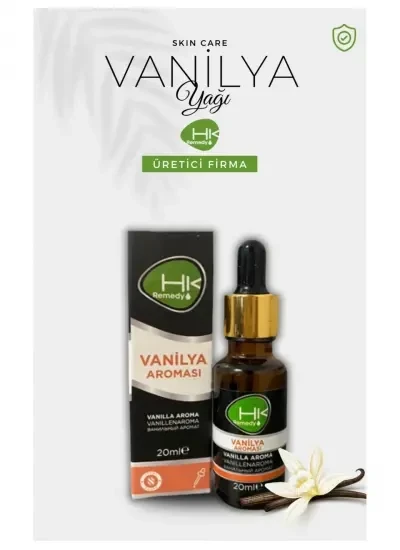 HK Remedy Vanilya Yağı 20 ml ürün görseli 1