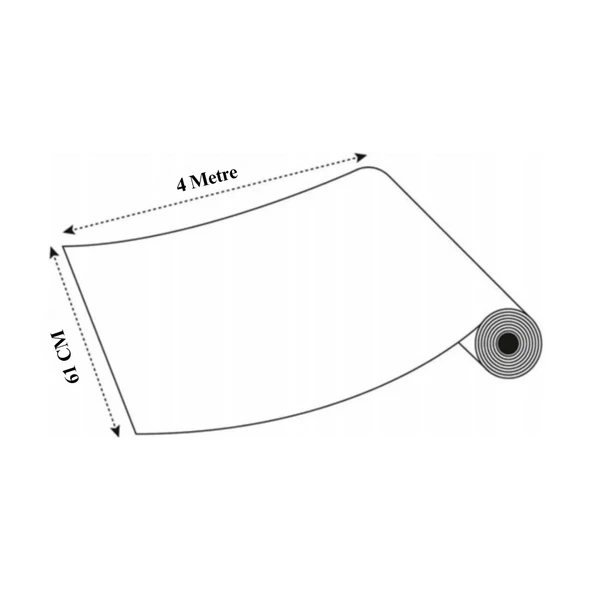 61 Cm x 4 Metre Cam Kumlama, Ofis, Duşakabin ve Balkon Camı Buzlu Kaplama Folyosu - 2