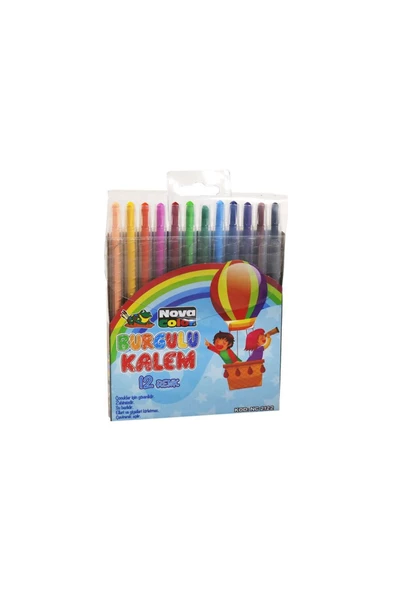 Nova Color Burgulu Kalem 12 Renk - 2