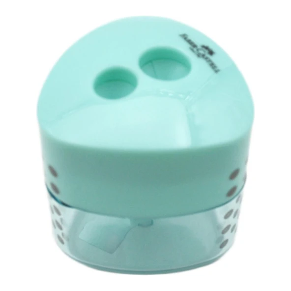 Faber Castell Grip Auto Çift Hazneli Kalemtıraş Pastel Renkler 183107 - 5