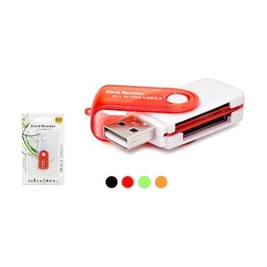 HADRON HDX7022 USB CARD READER ALL IN ONE ÇOK RENKLİ