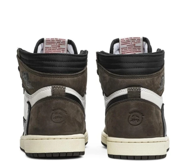 Nike Travis Scott x Air Jordan 1 Retro High OG 'Mocha' Spor Ayakkabı - Resim 4