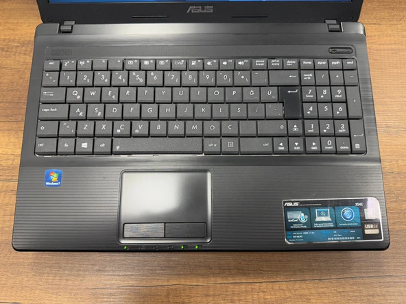 Asus X54C Intel Core i3 2350M 4GB RAM 128GB SSD 15.6” HD (İKİNCİ EL) - 2