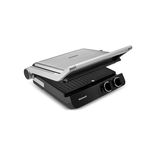 Homend Grilliant 1342H 3 in 1 Inox Gövde Çift Taraflı XL Döküm Plaka Tost ve Izgara Makinesi - Resim 6