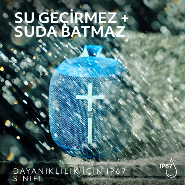 Ultimate Ears WONDERBOOM 4 Taşınabilir Su Geçirmez Bluetooth Hoparlör, Büyük Bas ve 360 Derece Ses - Pembe - Resim 8