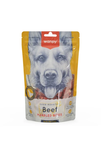 Oven Roasted Gerçek Biftek Dilim Yumuşak Köpek Ödülü 100 Gr