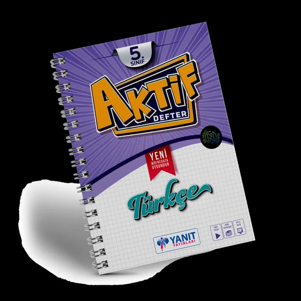 YANIT YAYINLARI 5.SINIF TÜRKÇE AKTİF DEFTER ürün görseli