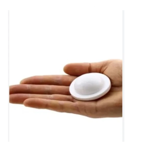 Silikon Kapı Stoperi beyaz 4 Adet Tamponu Kendinden Yapışkanlı Beyaz Kapı Kolu Stopu - Resim 5