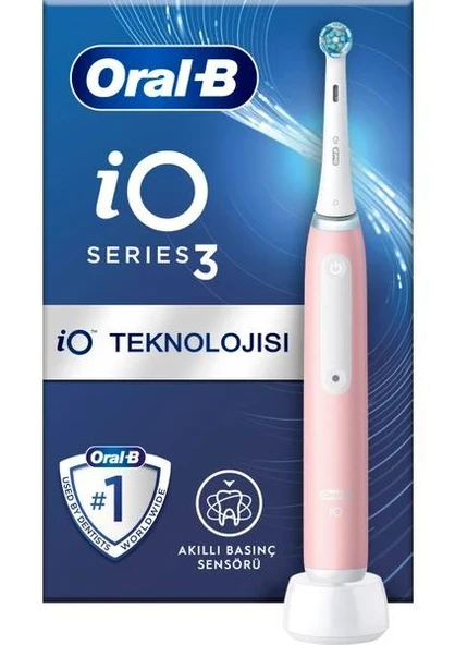 Oral-B İO 3 Pembe Şarjlı Diş Fırçası