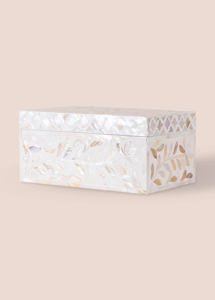 The Mia Sedef Dikdörtgen Kutu 25x16x12 cm TLC0071 - 6