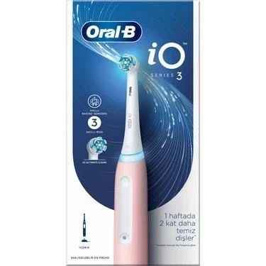 Oral-B İO 3 Pembe Şarjlı Diş Fırçası - 6