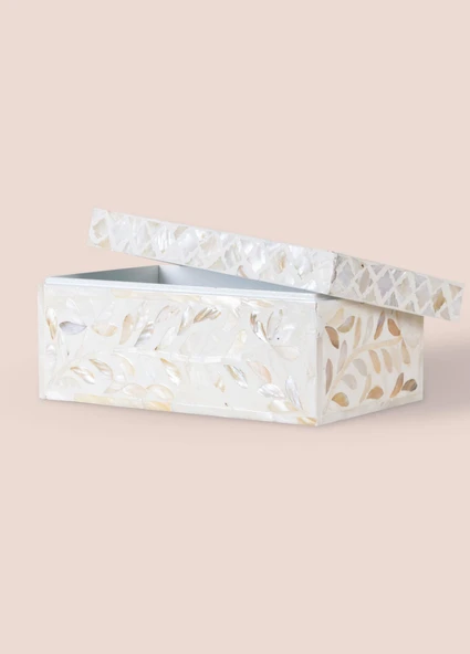 The Mia Sedef Dikdörtgen Kutu 25x16x12 cm TLC0071 - 4