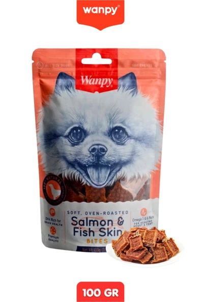 Gerçek Somon Dilimleri Köpek Ödülü Köpek Ödül Maması 100 Gr ürün görseli 1