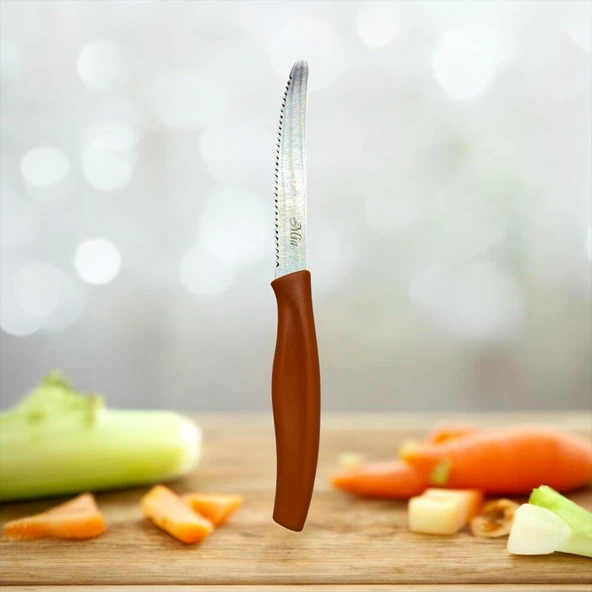 CUTT MUTFAK BIÇAĞI 13 CM - TURUNCU - Resim 2