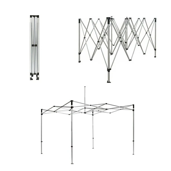 YekOutdoor 3x3 Otomatik Gazebo | Çardak | Gölgelik | Bahçe Kamelyası – Asorti Renk - 5