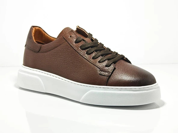 Cem Pekşen Makras Tommy İçi Dışı Deri Taba Sneakers ürün görseli