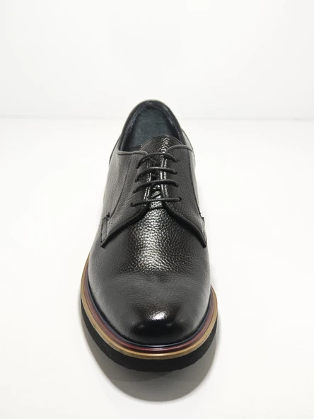 Cem Pekşen Blackheart 203 Siyah Deri Erkek Günlük Casual Ayakkabı - Resim 2