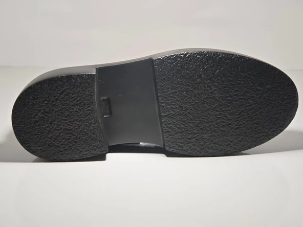 Tetri 030 Gerçek Deri El Yapımı Siyah Açma Casual Ayakkabı - Resim 5