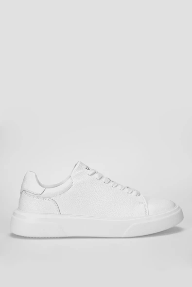 Lufian Tommy Beyaz Erkek Deri Sneaker ürün görseli