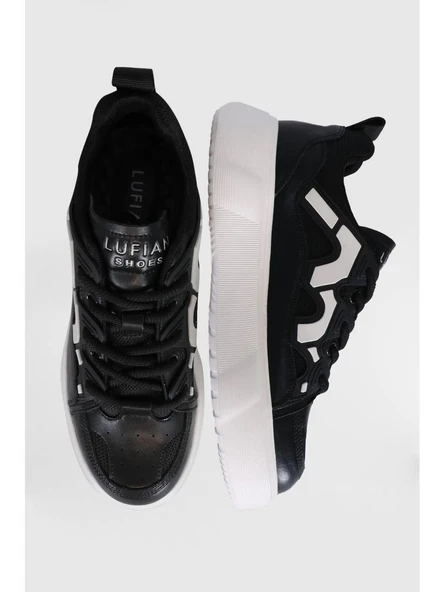 Lufian JAKE 111230235 Siyah Erkek Günlük Sneakers - Resim 4