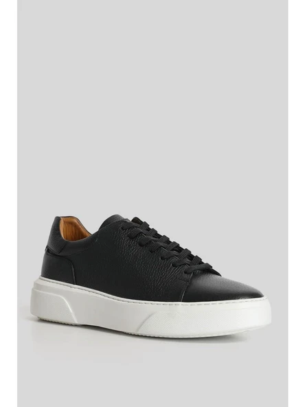 Lufian TOMMY 111230187 Siyah-Beyaz Erkek Günlük Sneakers ürün görseli 1