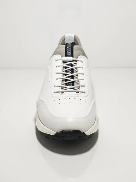 Voyager 6630 Beyaz Erkek Deri Casual Ayakkabı - Resim 4