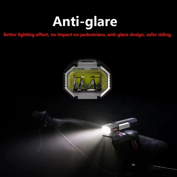 Schulzz 700 Lümen 3xT6 Led USB ile Şarj Edilebilir Bisiklet Farı - 5