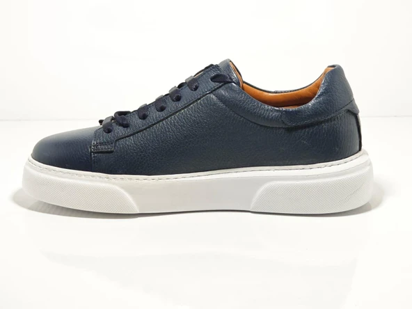 Cem Pekşen Makras Tommy İçi Dışı Deri Lacivert Sneakers - 3