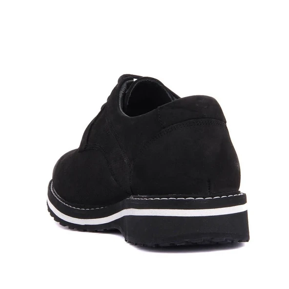 Fosco 8071 Bağcıklı Siyah Nubuk Erkek Günlük Ayakkabı - 3