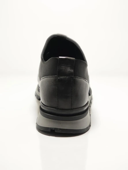 Cem Pekşen Blackheart 1840 Siyah Deri Erkek Casual Ayakkabı - Resim 5