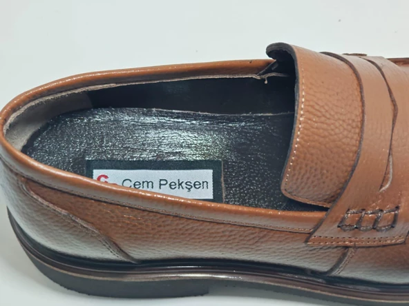 Cem Pekşen Blackheart 201 Taba Deri Erkek Günlük Casual Ayakkabı - 4