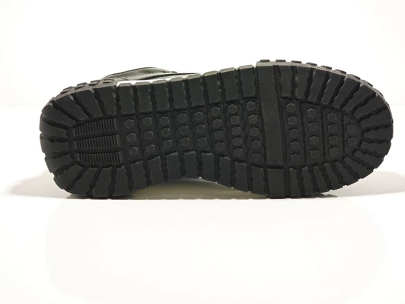 Lufıan BURTON 112230206 Siyah Erkek Deri Günlük Sneakers - Resim 7