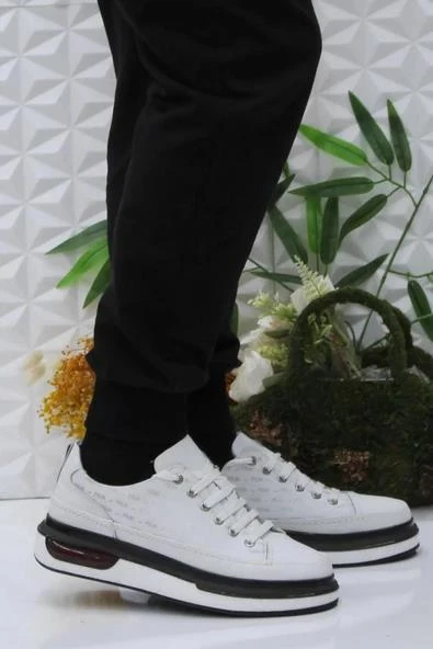 M.p 242-1870 Beyaz Erkek Günlük Sneakers - Resim 3