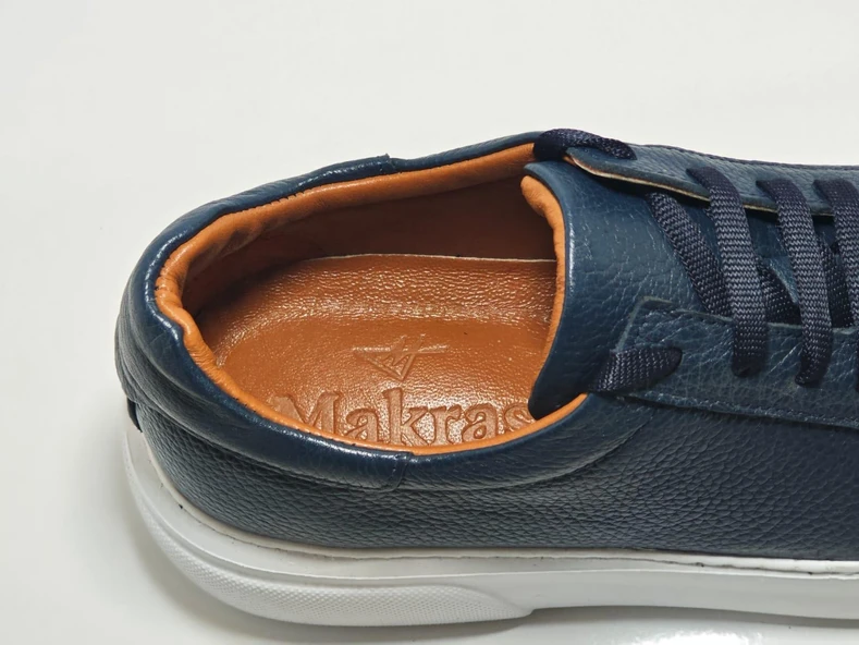 Cem Pekşen Makras Tommy İçi Dışı Deri Lacivert Sneakers - 4