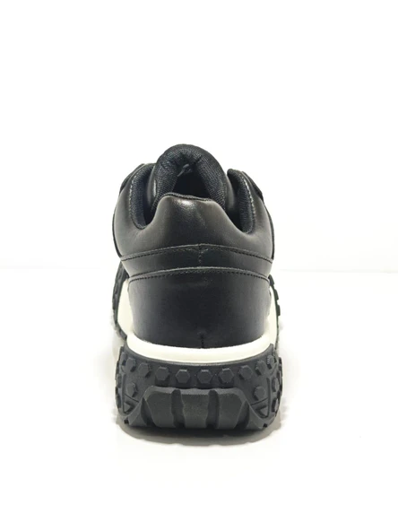 Lufıan BURTON 112230206 Siyah Erkek Deri Günlük Sneakers - Resim 6